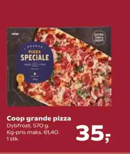 Kvickly Coop grande pizza tilbud