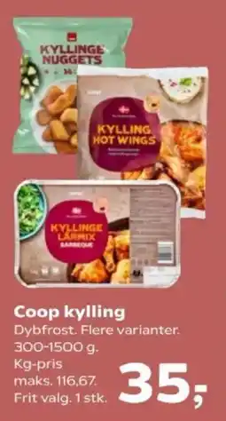 Kvickly Coop kylling tilbud