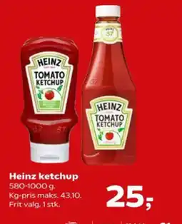 Kvickly Heinz ketchup tilbud