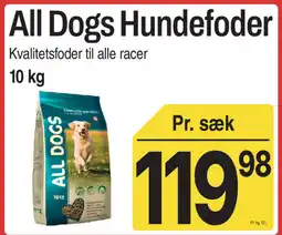 ABC Lavpris All Dogs Hundefoder tilbud