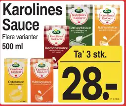 ABC Lavpris Arla Karolines Sauce tilbud