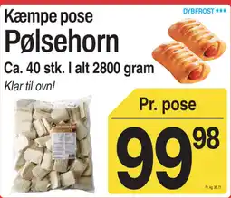 ABC Lavpris Kæmpe pose Pølsehorn tilbud