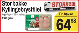 ABC Lavpris Stor bakke Kyllingebrystfilet tilbud