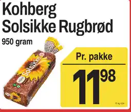 ABC Lavpris Kohberg Solsikke Rugbrød tilbud