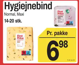 ABC Lavpris First Price Hygiejnebind tilbud