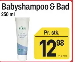 ABC Lavpris Babyshampoo & Bad tilbud