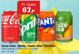 Poetzsch Padborg Coca-Cola, Sprite, Fanta eller FuzeTea tilbud