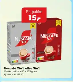 Poetzsch Padborg Nescafé 2in1 eller 3in1 tilbud