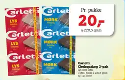 Poetzsch Padborg Carletti Chokopȧlæg 3-pak tilbud