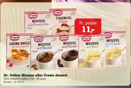 Poetzsch Padborg Dr. Oetker Mousse eller Creme dessert tilbud