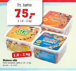 Poetzsch Padborg Malaco slik tilbud