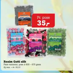 Poetzsch Padborg Rexim Gotti slik tilbud