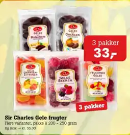 Poetzsch Padborg Sir Charles Gele frugter tilbud