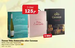 Poetzsch Padborg Torres Viña Esmeralda eller Coronas tilbud