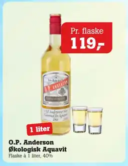 Poetzsch Padborg O.P. Anderson Økologisk Aquavit tilbud