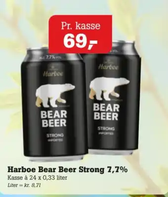 Poetzsch Padborg Harboe Bear Beer Strong 7,7% tilbud