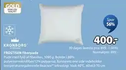 JYSK FROSTISEN fiberpude tilbud