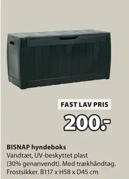 JYSK BISNAP hyndeboks tilbud