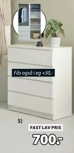 JYSK LIMFJORDEN kommode tilbud