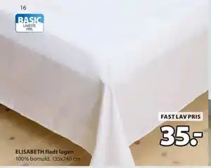 JYSK ELISABETH fladt lagen tilbud
