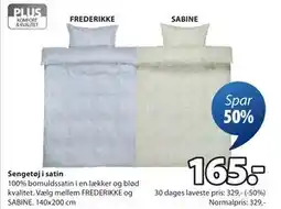 JYSK Sengetøj i satin tilbud