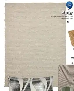 JYSK BUKKEBLAD tæppe tilbud