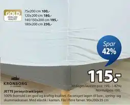 JYSK JETTE jerseystræklagen tilbud