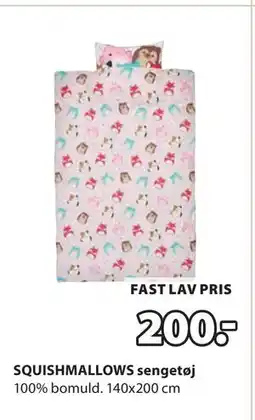 JYSK SQUISHMALLOWS sengetøj tilbud