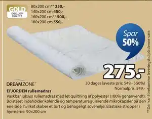 EFJORDEN rullemadras