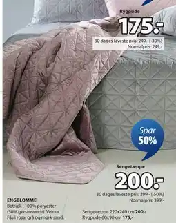 JYSK Sengetæppe tilbud