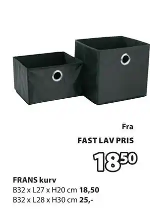 JYSK FRANS kurv tilbud
