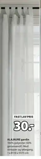 JYSK ALAJAURE gardin tilbud