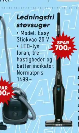 Bilka Ledningsfri støvsuger tilbud