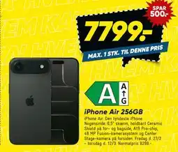 Bilka iPhone Air 256GB tilbud