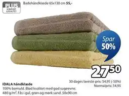 JYSK IDALA håndklæde tilbud