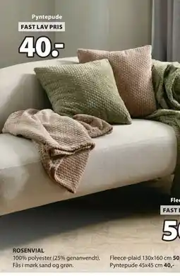 JYSK Pyntepude tilbud