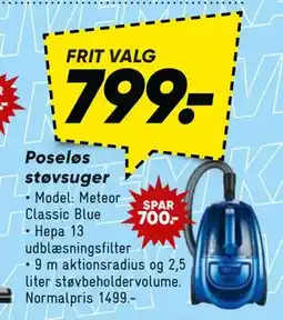 Bilka Poseløs støvsuger tilbud