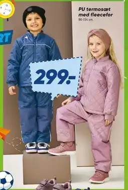 Bilka PU termosæt med fleecefor tilbud