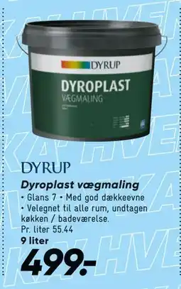 Bilka Dyroplast vægmaling tilbud