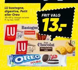 Bilka LU bastogne, digestive, Petit eller Oreo tilbud