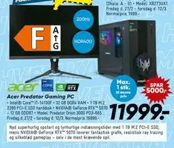 Bilka Acer Predator Gaming PC tilbud