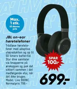 Bilka JBL on-ear høretelefoner tilbud