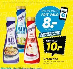 Bilka Cremefine tilbud