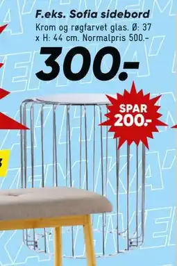 Bilka Sofia sidebord tilbud