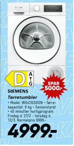 Bilka Tørretumbler tilbud