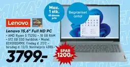 Bilka Lenovo 15,6” Full HD PC tilbud