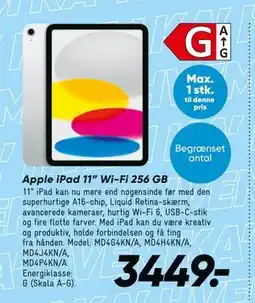 Bilka Apple iPad 11” Wi-Fi 256 GB tilbud