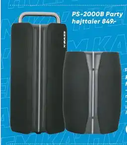 Bilka PS-2000B Party højttaler tilbud