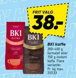 Bilka BKI kaffe tilbud
