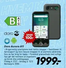 Bilka Doro Aurora A11 tilbud